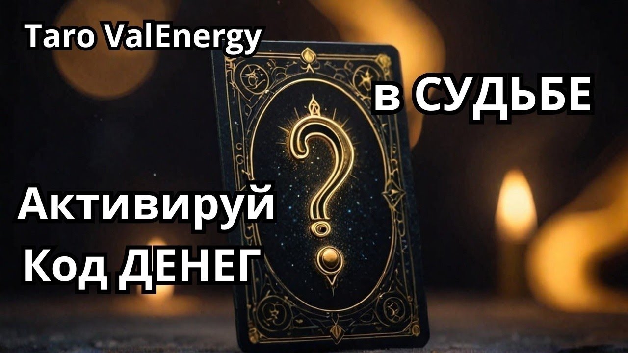 💫Активируй Код Денег в своей Судьбе?! 💫Таро трансформация денежного потока🔮
