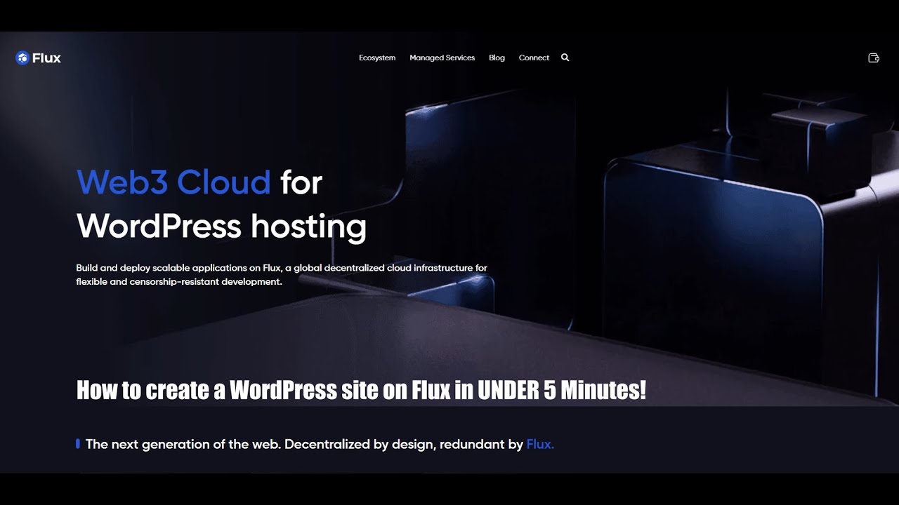 How to create a WordPress site on Flux in UNDER 5 Minutes!