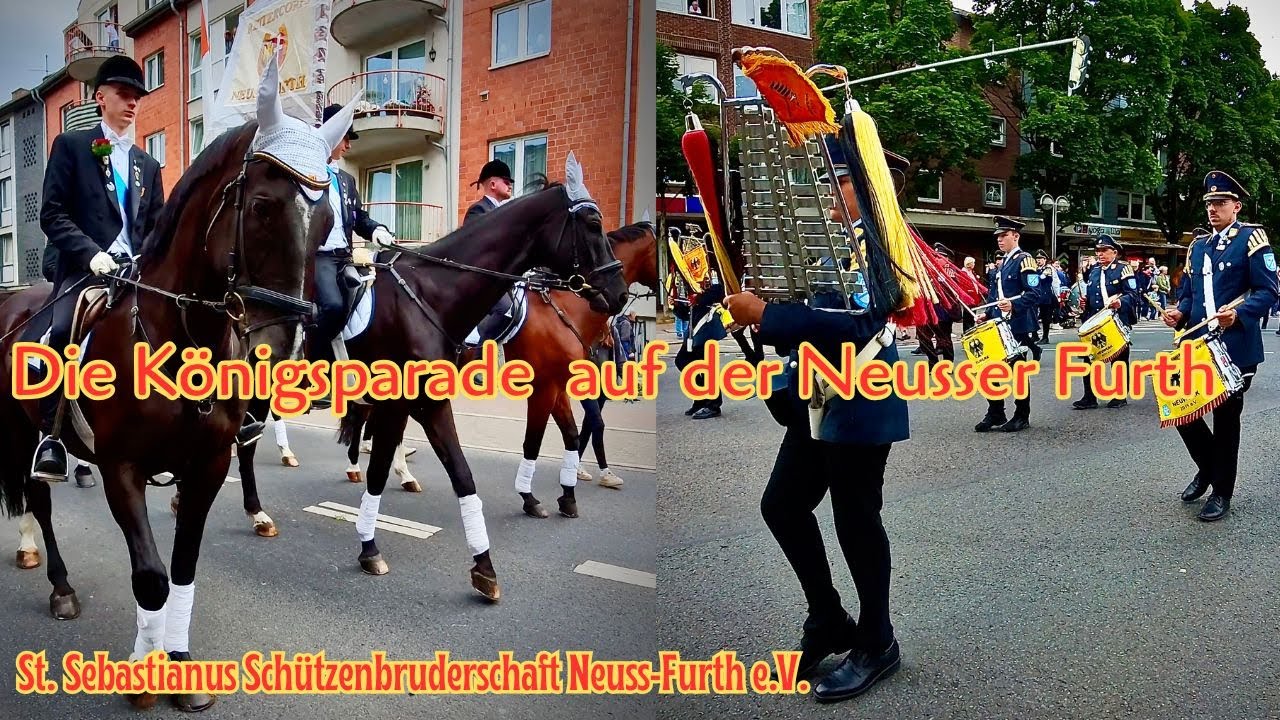 Schützenfest in Neuss-Furth  (Neuss) 2025 💐 Große Königsparade-Schützenfest auf der Neusser Furth