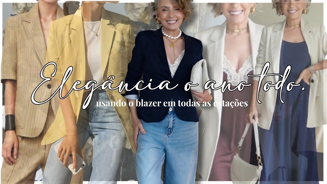 Como usar blazer na primavera (e até no verão!) — looks modernos 50+ Verinha Bernardino