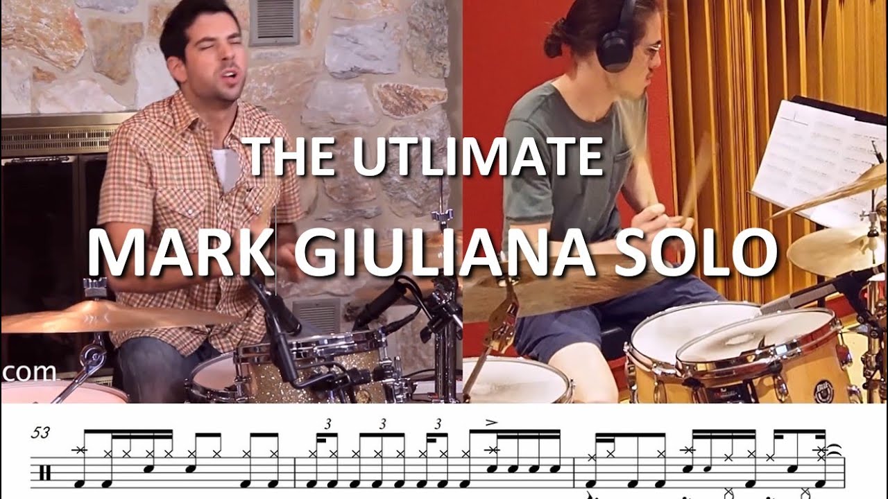 Mark Giuliana - Seven Ways drum solo transcription (by Alfio Laini)