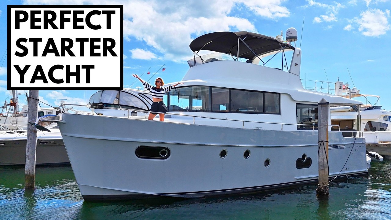 ВЫ МОЖЕТЕ ЖИТЬ НА ЭТОЙ ЯХТЕ 😳 2015 Beneteau 50 Swift Trawler Доступный тур на яхте с проживанием на