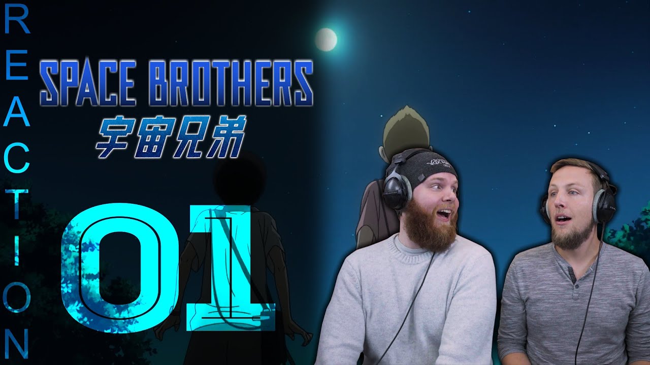 SOS Bros React - Space Brothers Episode 1 - Little Brother Hibito and Big Brother Mutta