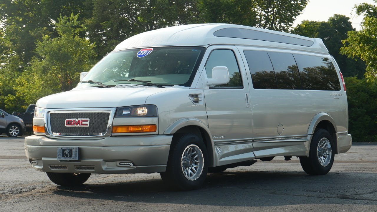 FOUR WHEEL DRIVE! 2017 GMC Conversion Van - Explorer Vans 7 Passenger | CP16363T