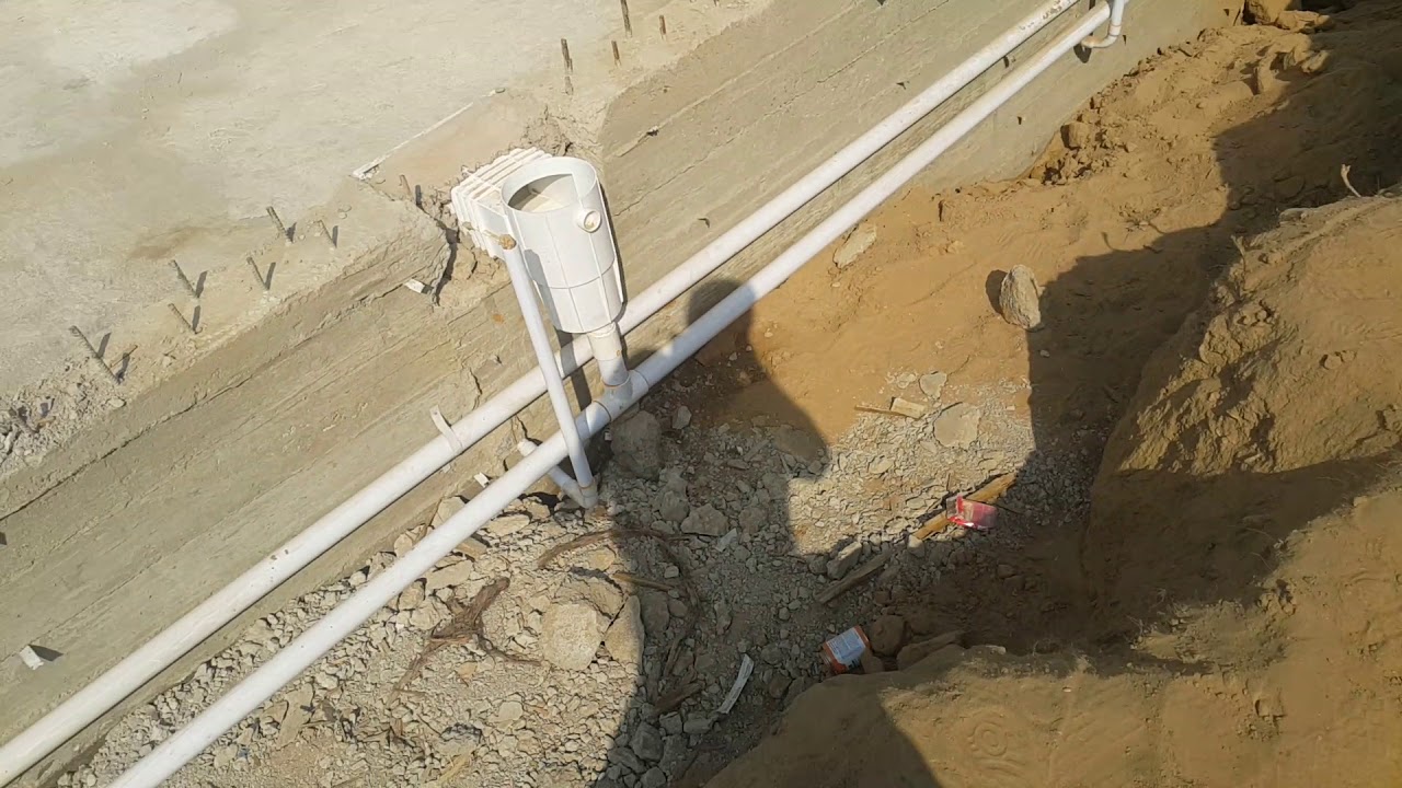Detailed Plumbing Work of Swimming Pool