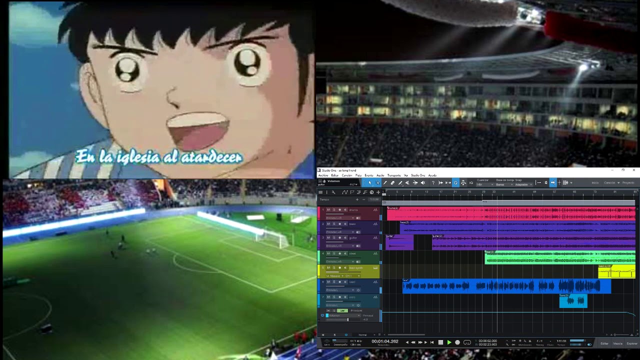 Captain Tsubasa - So long dear friend spanish cover