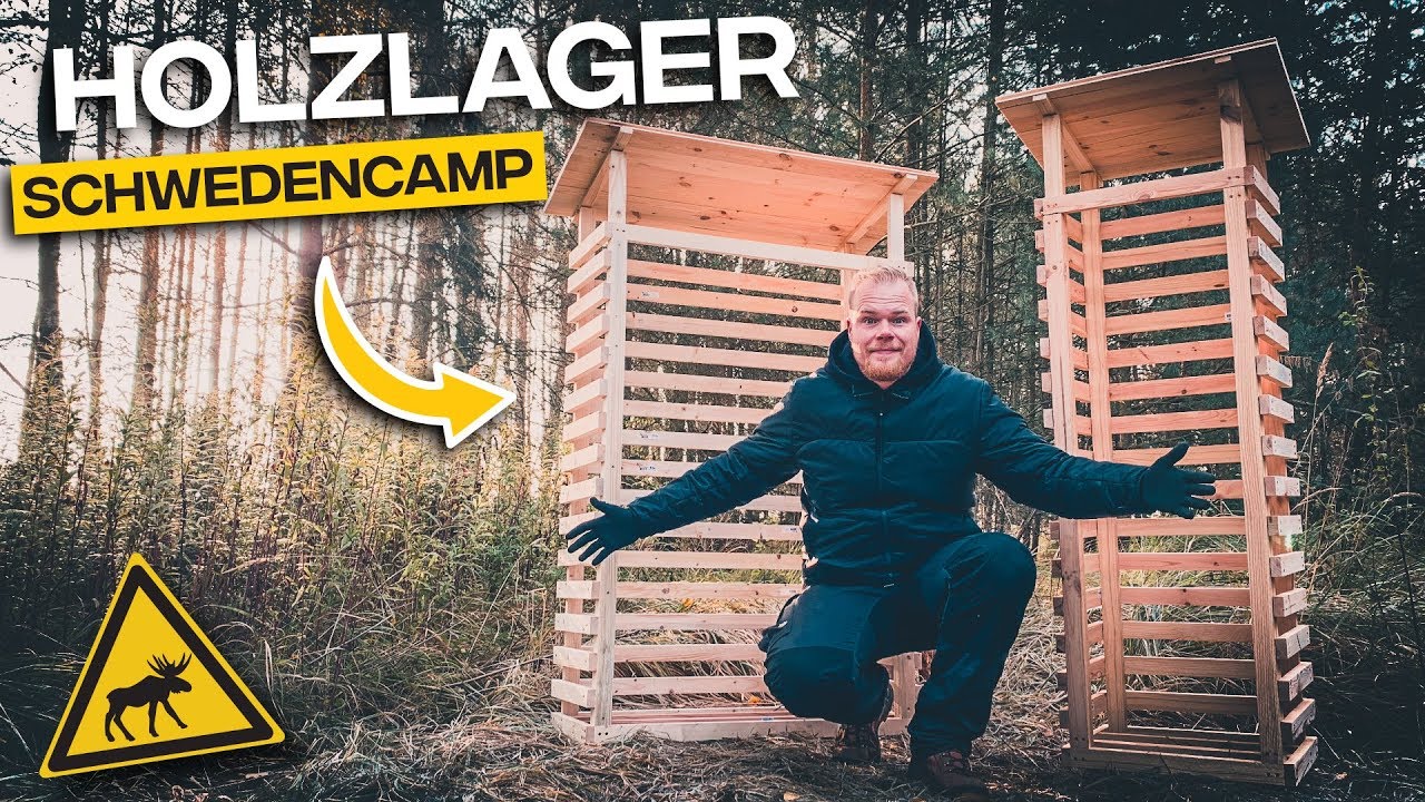 Schwedencamp - Bau der Holzlager | Tom Siesing