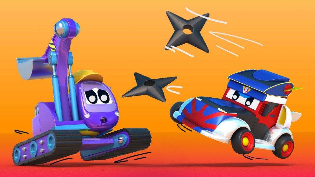 SUPER NINJA TRUCK rescues the EXCAVATOR!  | Super Truck | Car City World App