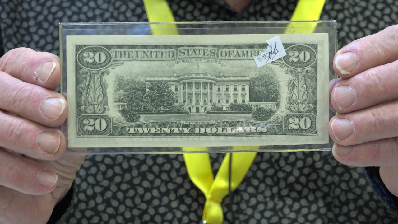CoinTelevision: Ray Burns Coin Dealer Shows Overprint $20 Bill at PAN 2021