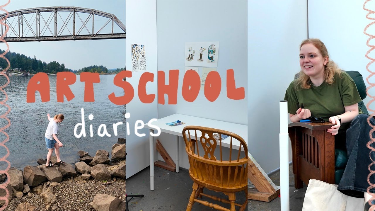 First Week Back at School - Artist Vlog