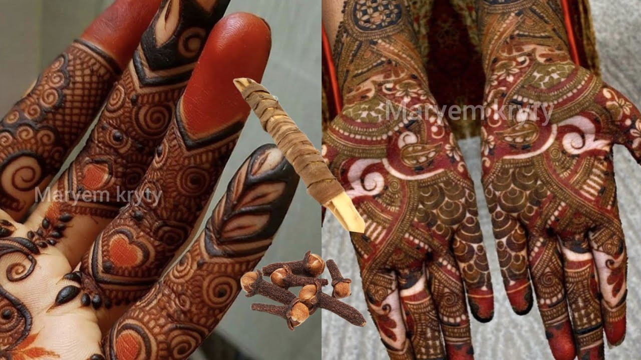 سر الحصول على لون حناء أحمر غامق ومميز في نصف How to get a dark henna color