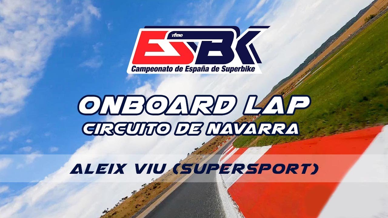 GoPro Onboard Lap ESBK. Circuito de Navarra por Aleix Viu