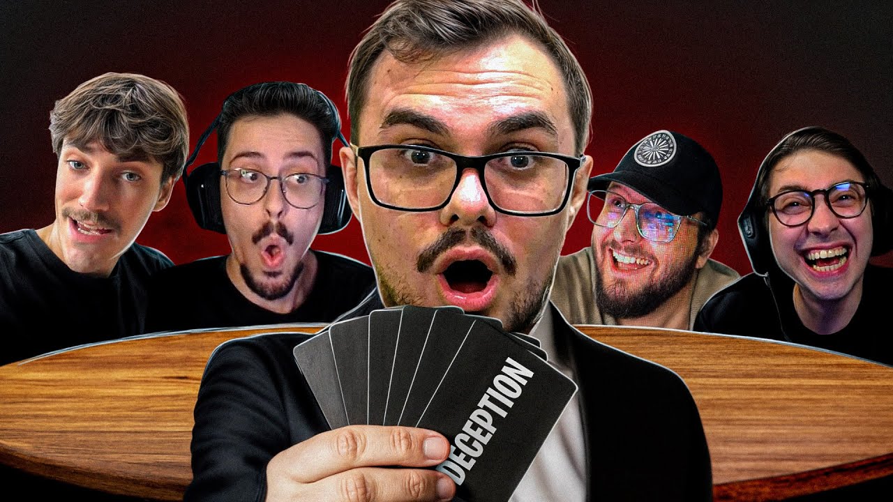OS COLEGAS JOGANDO BOARD GAMES - DECEPTION