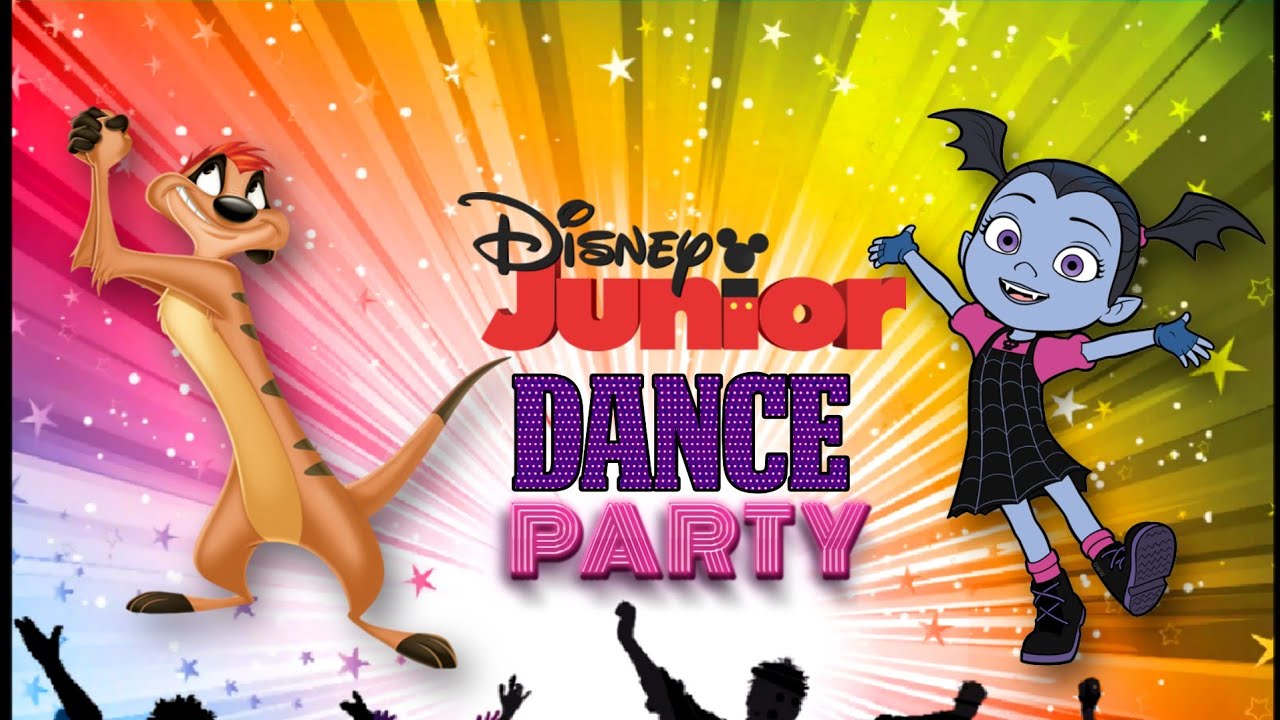 DISNEY WORLD junior DANCE PARTY! ( Meet and Greet  Vampirina, Timon & Doc McStuffins) The Lily Show