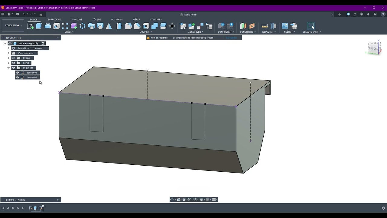 poubelle cuisine fusion360