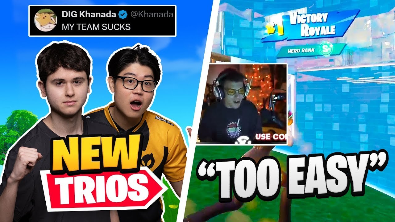Khanada and Bugha's New Trio | Can Clix Win FNCS?