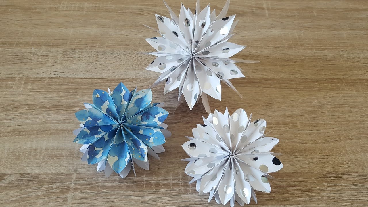 Frühlingsblume aus selbstgemachten Papiertüten/ Paper Flower