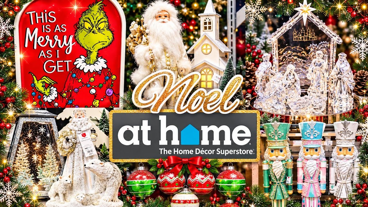 🎄 НОВИНКИ К РОЖДЕСТВУ 2026 В AT HOME! 🎅 НОВЫЙ ДЕКОР, УКРАШЕНИЯ, ТОВАРЫ ДЛЯ КУХНИ И МНОГОЕ ДРУГОЕ!