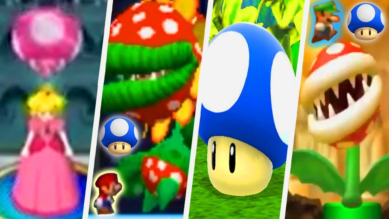 Evolution of Mini Mushrooms in Super Mario Games (2002 - 2017)