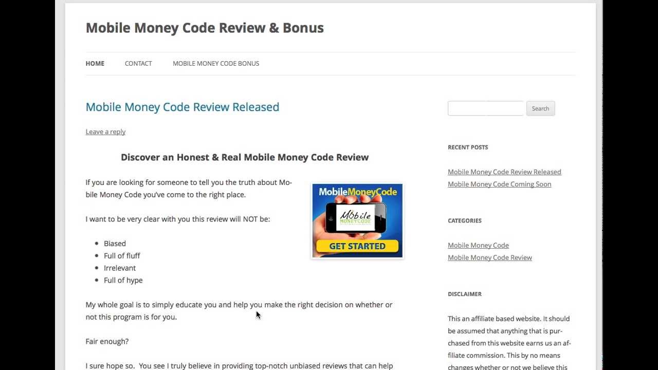 Mobile Money Code Review (Unbiased Review)