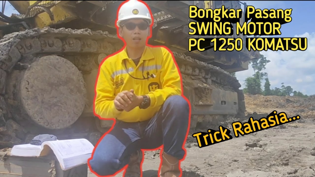 Cara ganti swing motor pc 1250 komatsu... That is simple!!!??