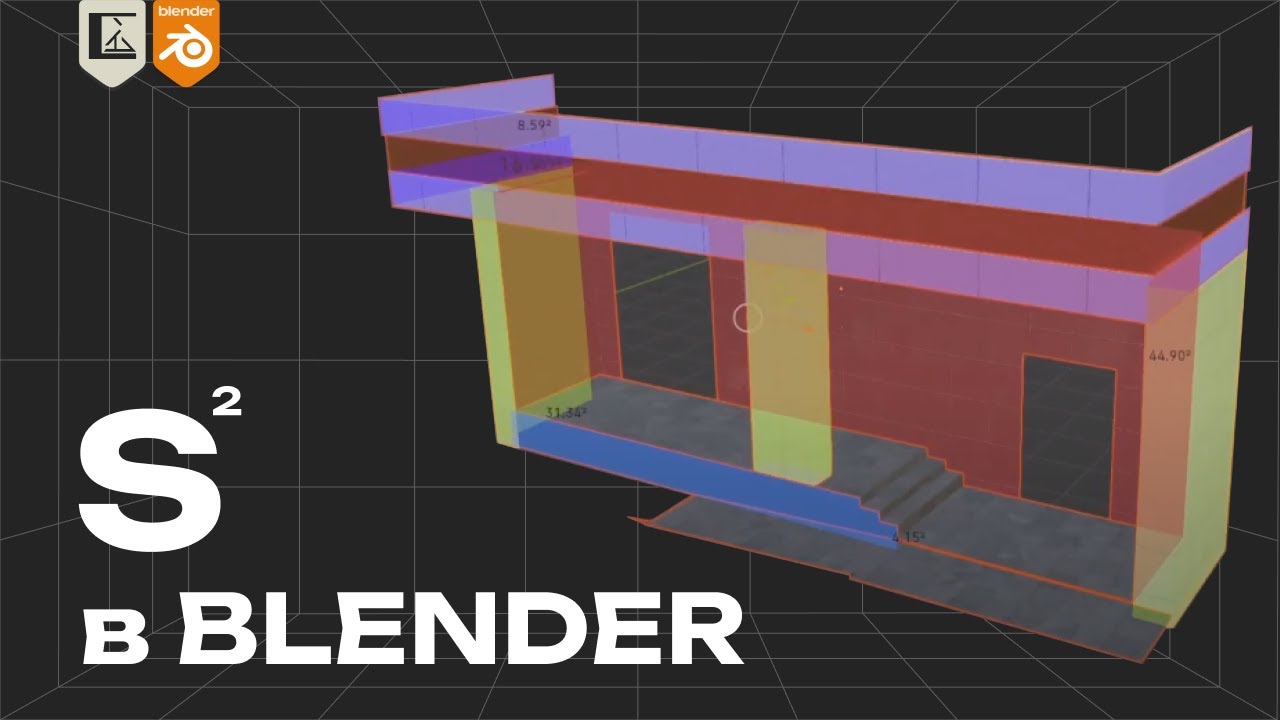 Как считать площадь в Blender?