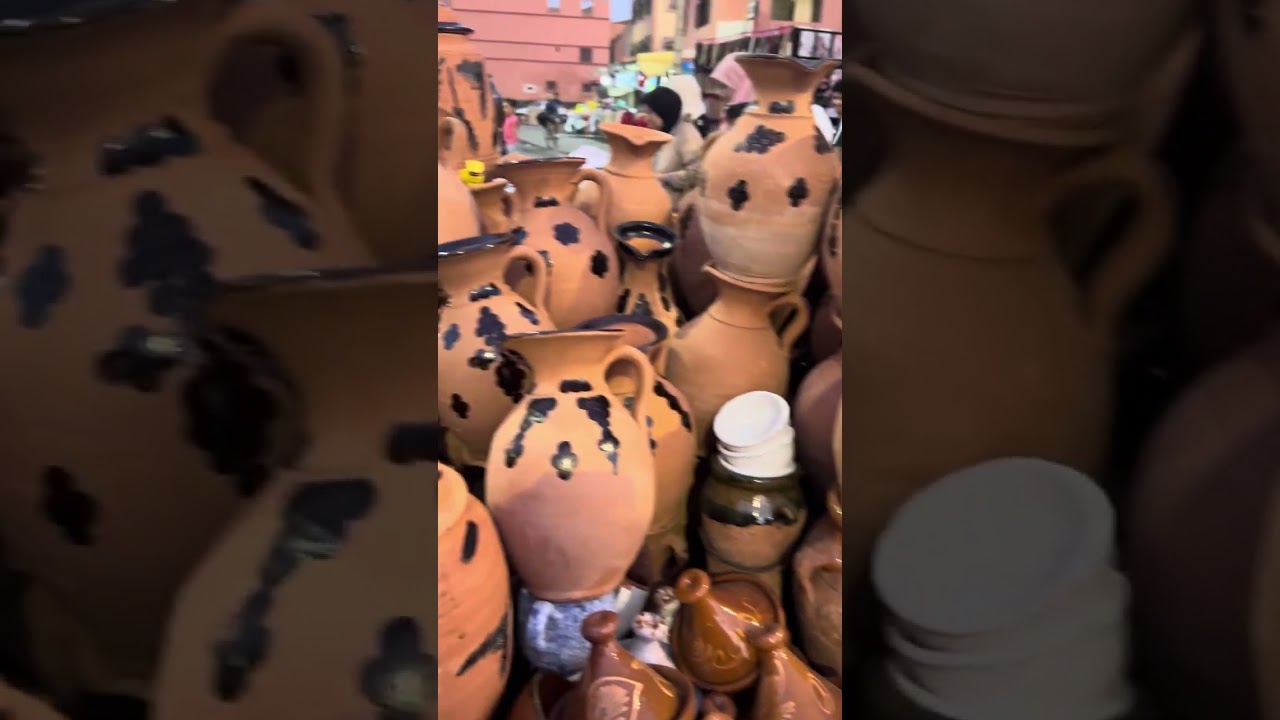 Benguerir city main bazar/market, explore morocco, travelling