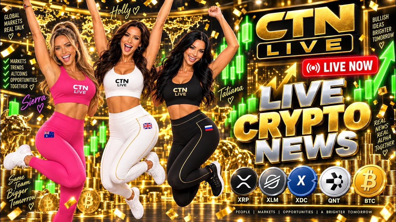 **LIVE 24/7 🚨 Crypto Market Watch &mdash; XRP, XLM, XDC, QNT, BTC, ETH & Breaking Crypto News 📈**