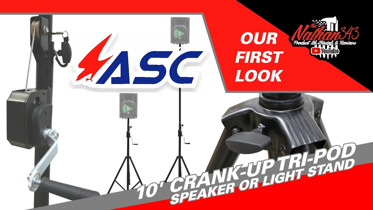 ASC Pro Audio Mobile DJ Crank Tripod (First Look)