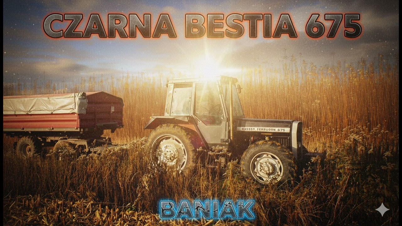 Baniak- Czarna bestia 675 ( massey-ferguson )