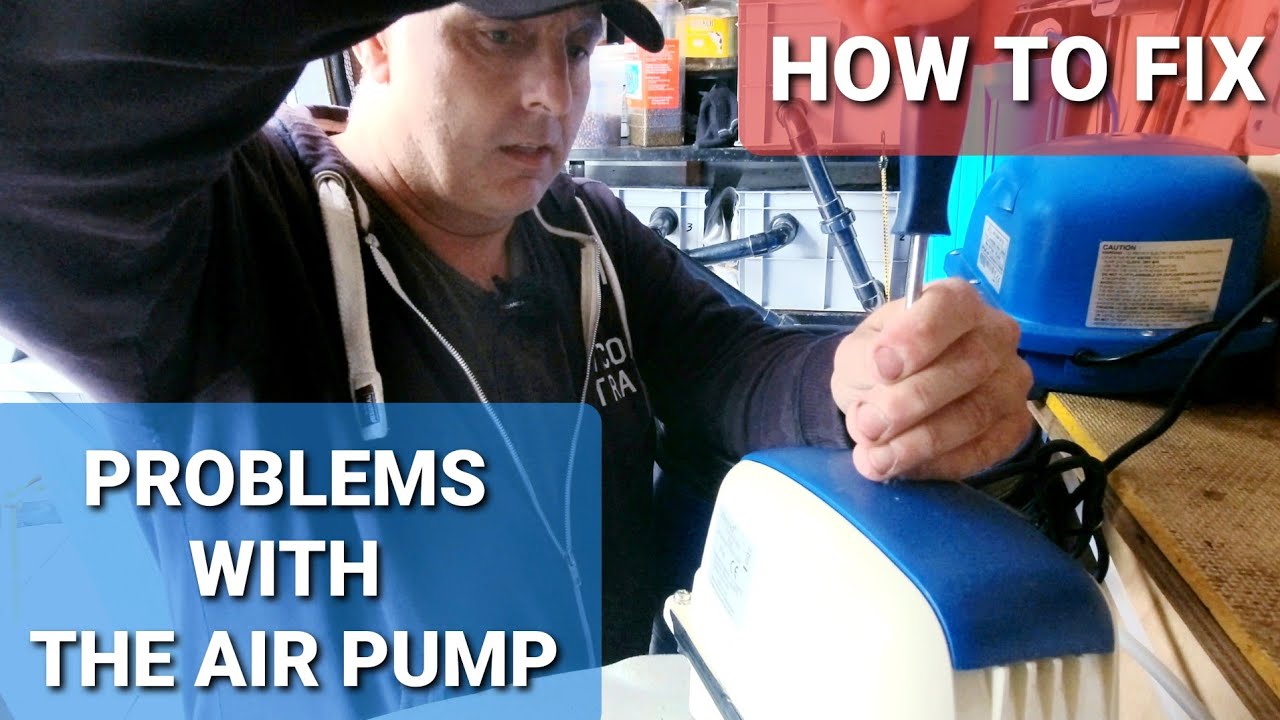 Air pump, low pressure problems, with Jecod - Jebao and how to fix. (KOI POND)