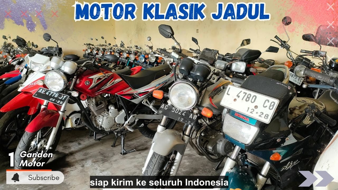 Stok Motor klasik jadul mulai 1jt an