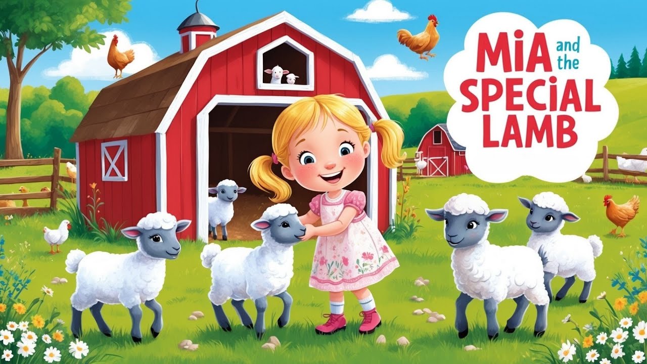 Mia and the Special Lamb 🐑✨ | A Magical Tale for Kids 💫 About Love 💛 and Kindness 🥰