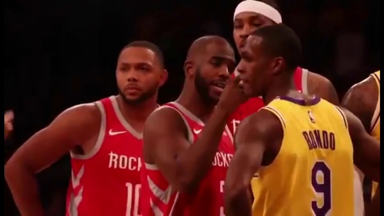 Proof  Rajon Rondo spit on Chris Paul