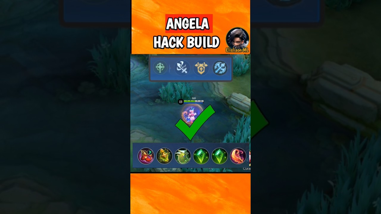 👉ANGELA HACK CURACION!🔥Best build y emblemas/ Mobile legends 2025