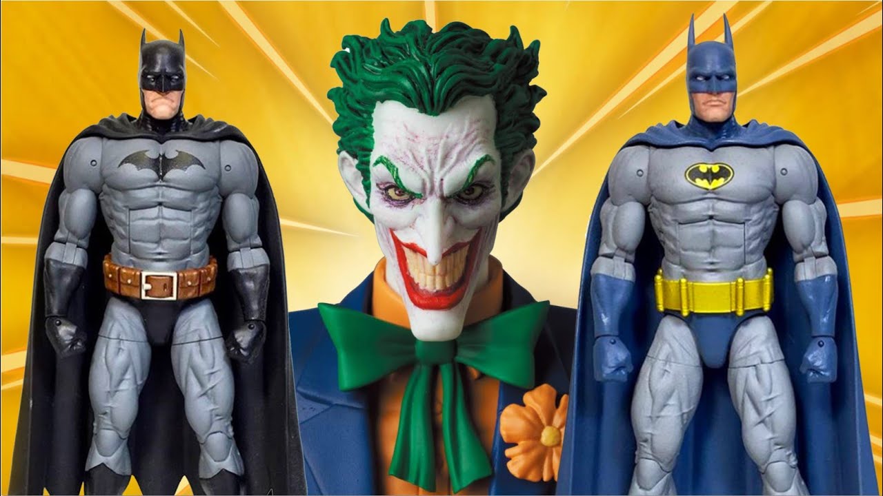 Mafex HUSH Joker and Unproduced EPIC Batman Figures from David Vonner