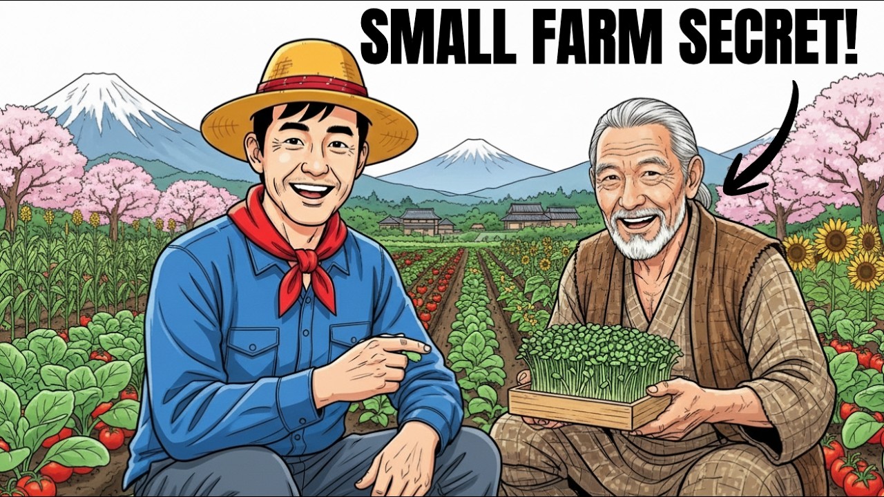 Japanese Farmer Grows 10x More Food on 1/4 Acre Than the Average American Farm