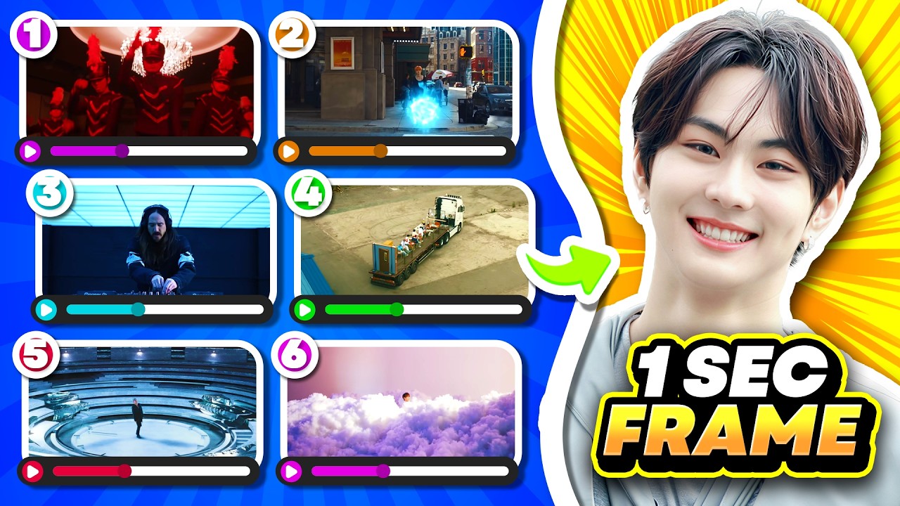 GUESS THE KPOP SONG BY 1 SECOND FRAME ⏱️⚡