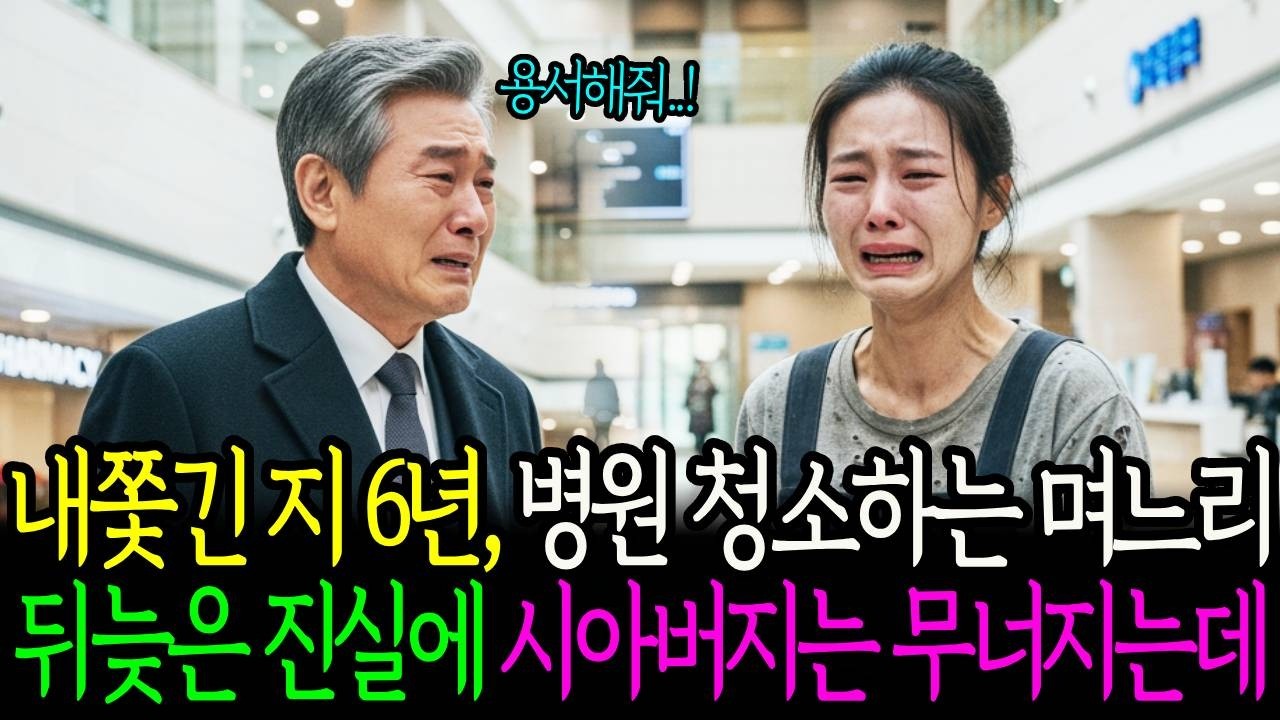 내쫓긴 지 6년, 병원 청소하는 며느리뒤늦은 진실에 시아버지는 무너지는데