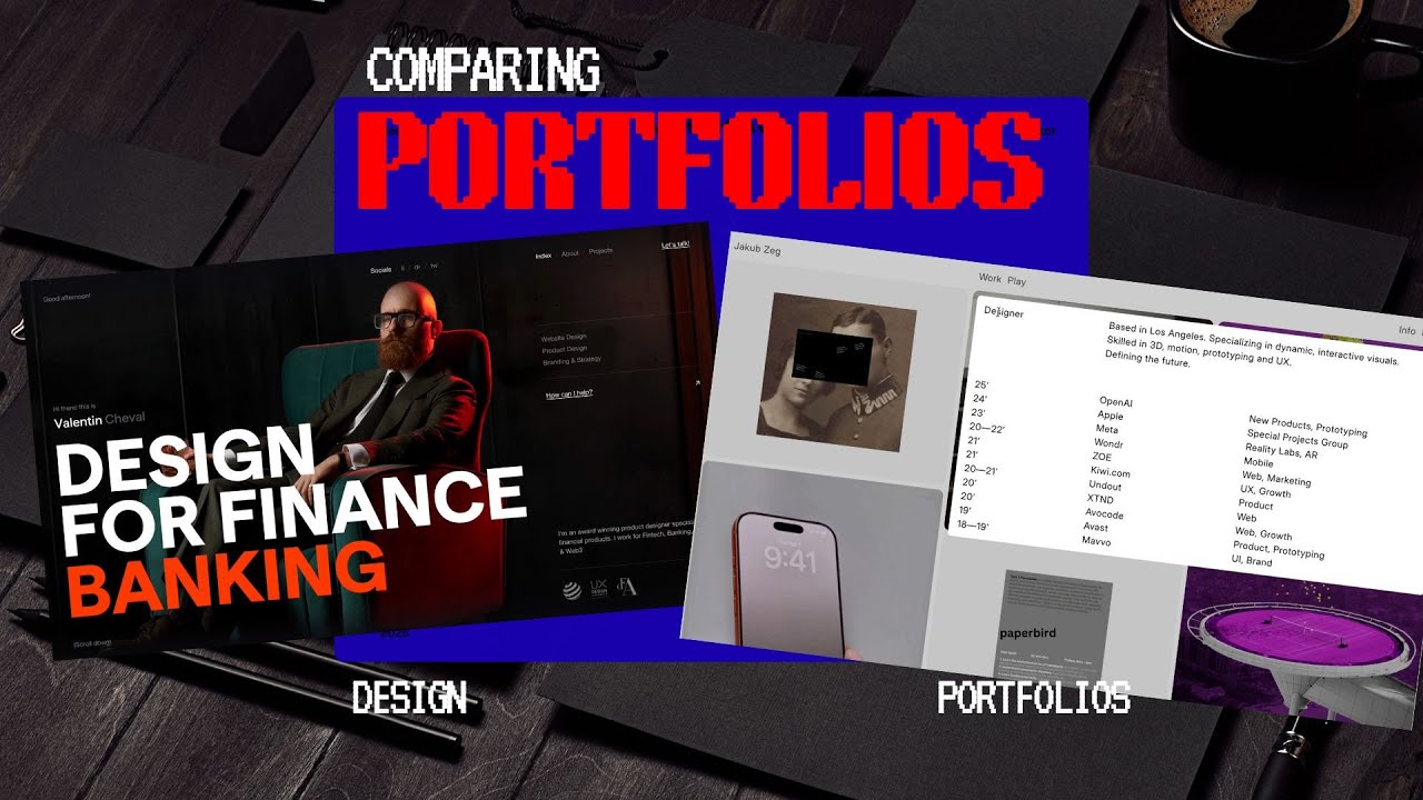 Comparing two portfolio websites | Make your portfolio standout.