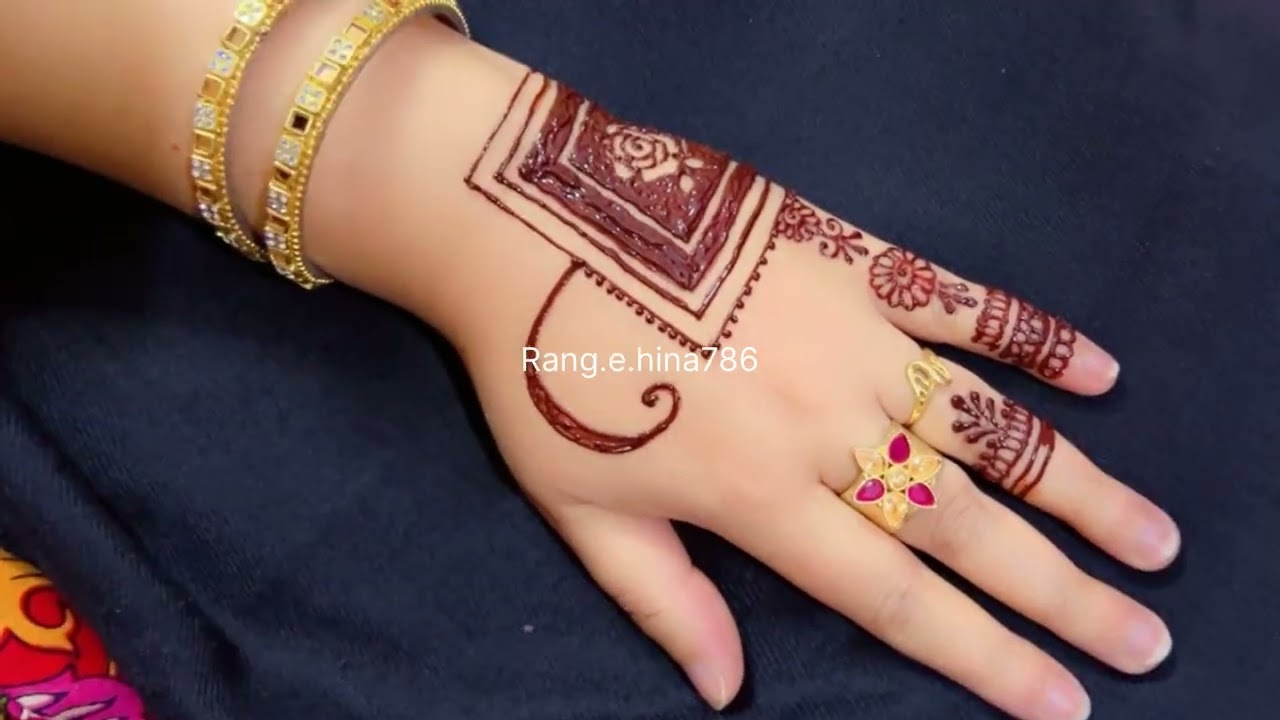 Latest bridal mehndi design 😍/ subscribe plz