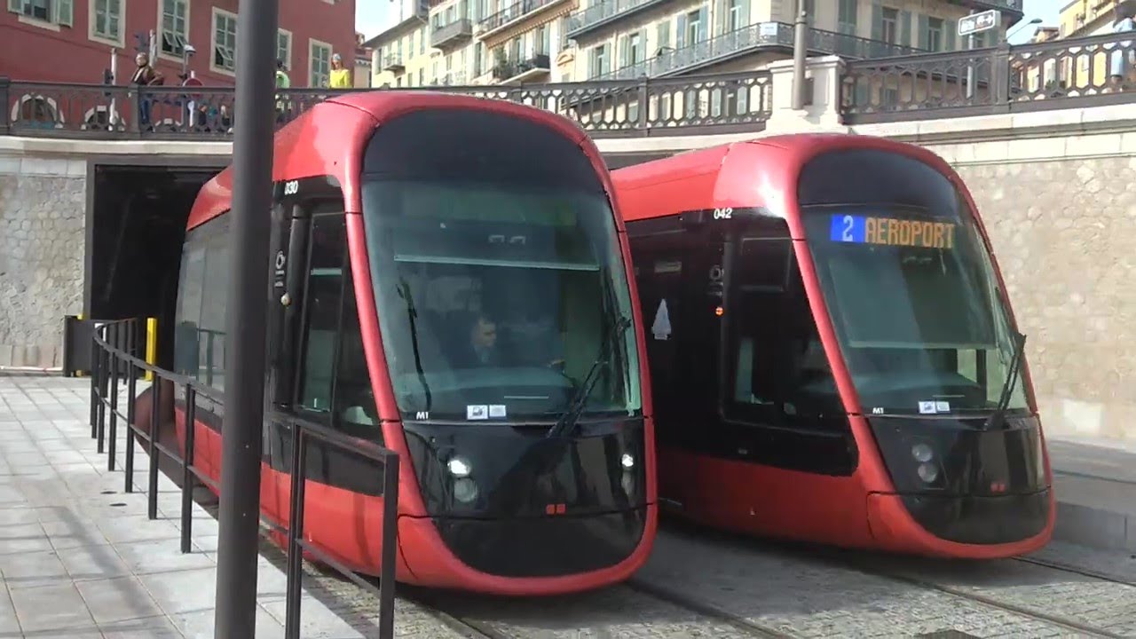Nice Tramway T2 - Port Lympia - Recorded in October 2023