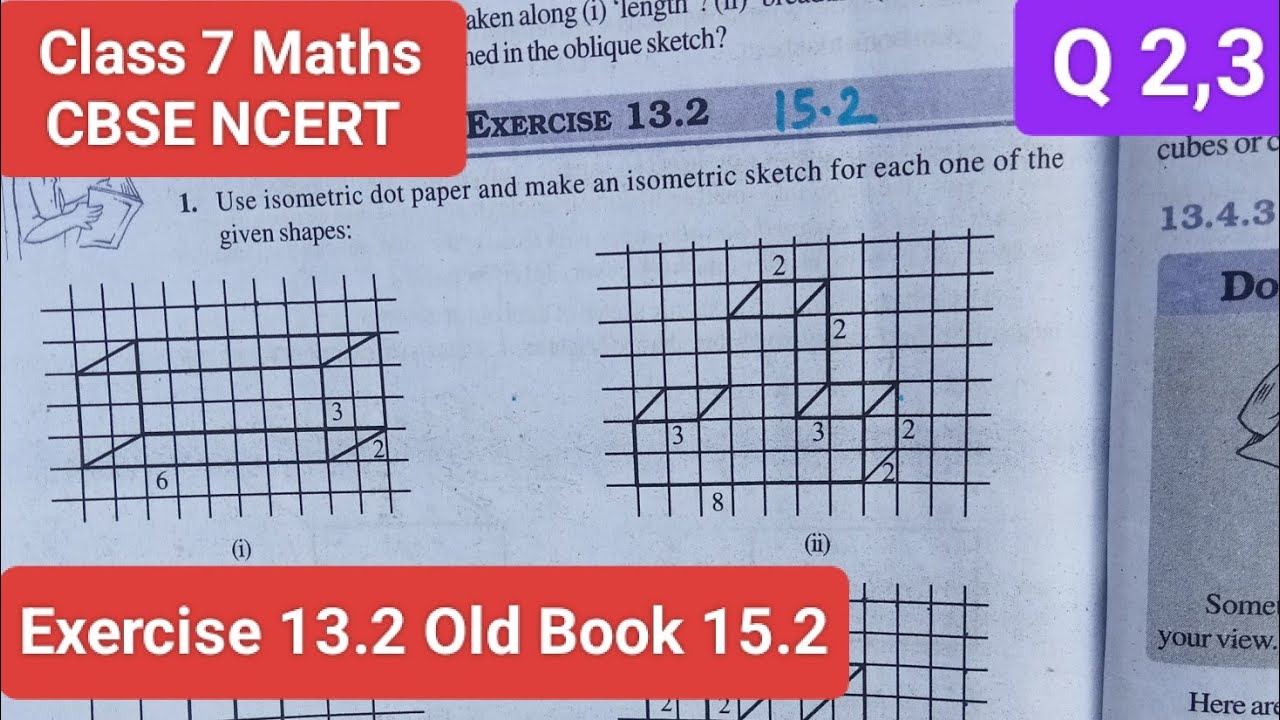 Class 7 Maths CBSE NCERT Chapter 13। Exercise 13.2। Q, 2,3। class 7th maths chapter 13.2 । #cbse7th
