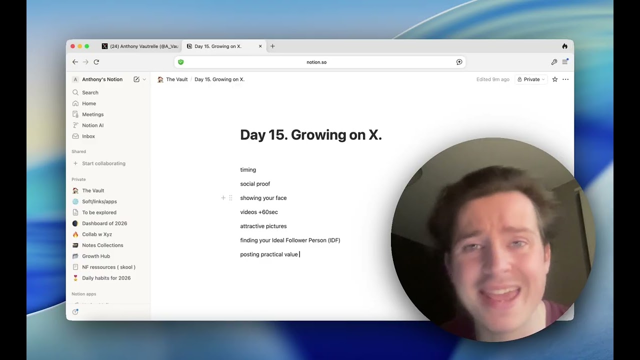 This video is for you when starting an audience on X (Day 15)