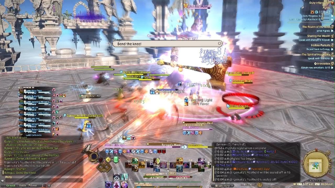 FINAL FANTASY XIV Byregot fight