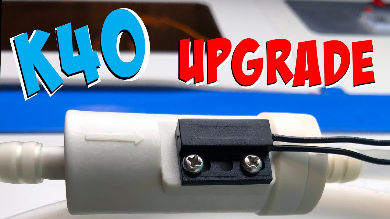 K40 laser upgrade - Installing a flow switch