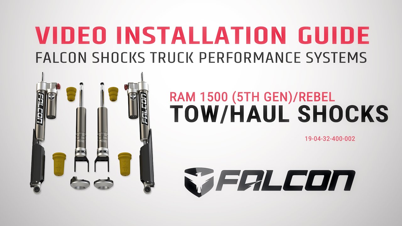 2019+ Ram 1500/Rebel Sport Tow/Haul Shock Install | Falcon Shocks