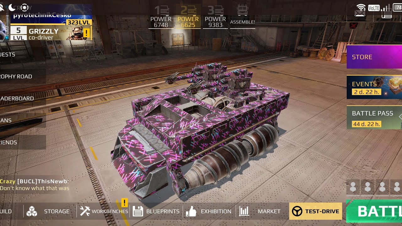 Canon build.  Crossout mobile. 