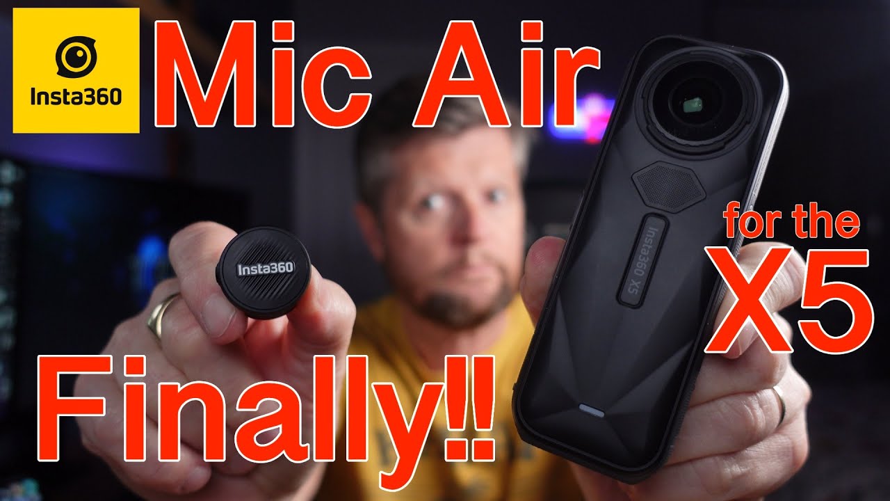 Insta360 Mic Air Dedicated Wireless Microphone for the X5: First Impressions Review and Comparison