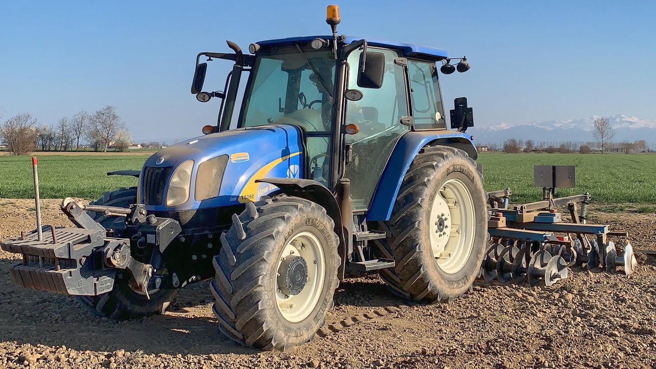 🇮🇹New Holland T5060 + L85 DT -preparazione terreno- Sound & Landscape -feat Nicola Contoterzi